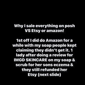 Why I don’t just resell on here but items I make including skin care on here